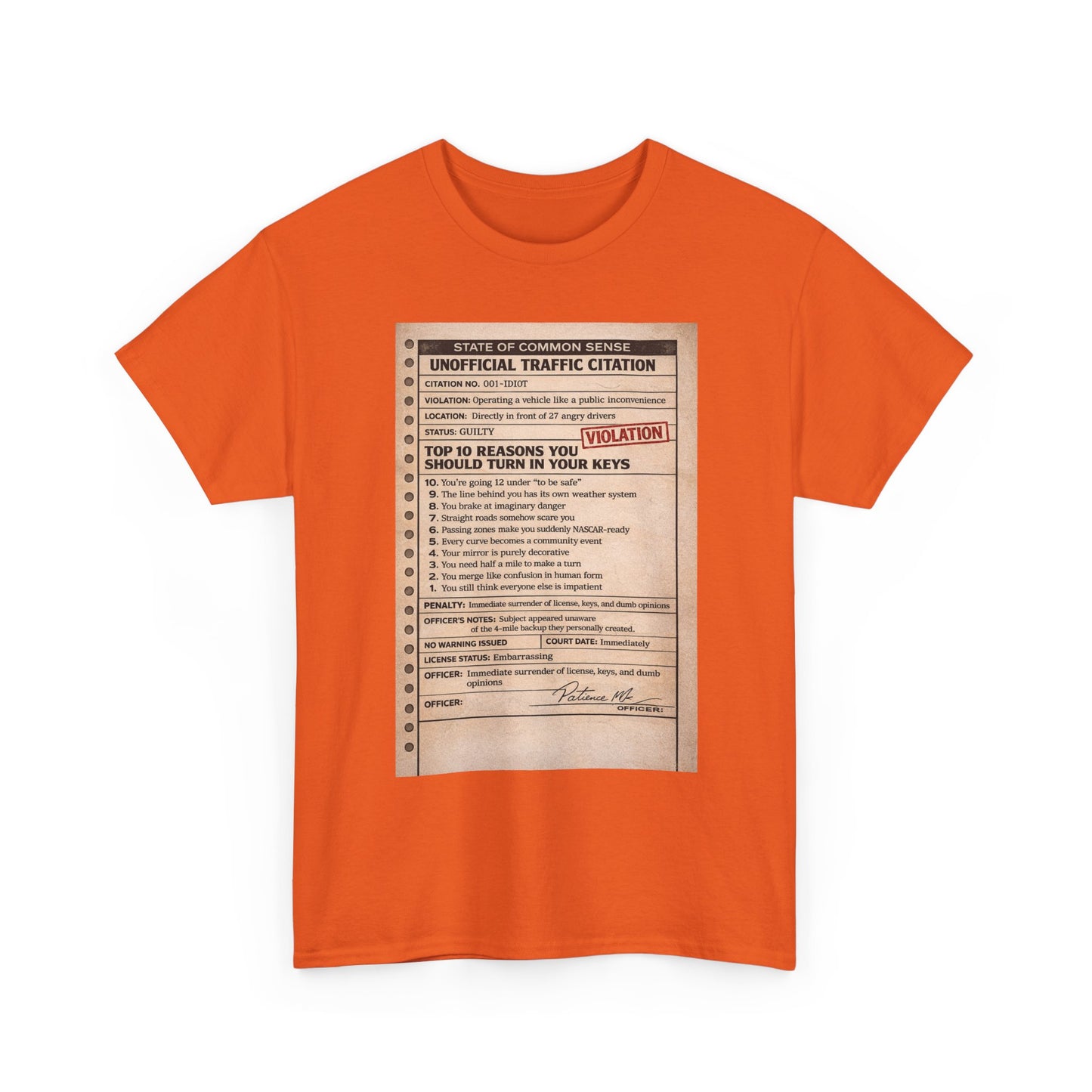 ‘You Can’t Drive’ tee