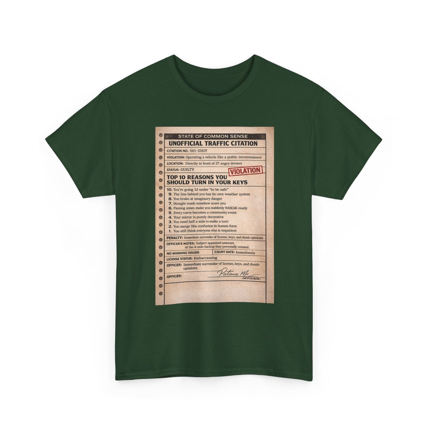 ‘You Can’t Drive’ tee