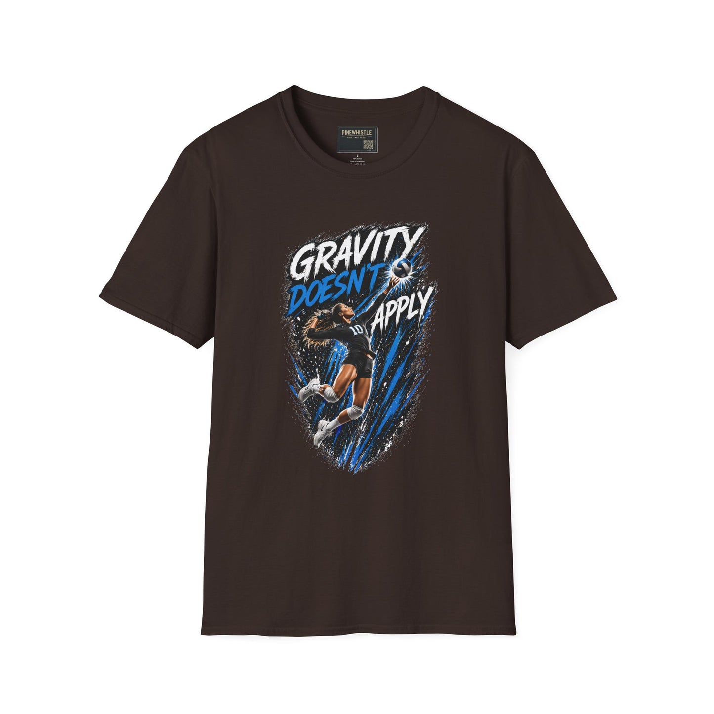 ‘Gravity Doesn't Apply’ Volleyball Tee