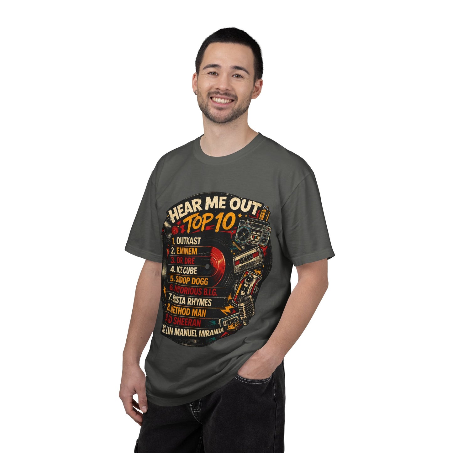 ‘Hear Me Out’ Top 10 Rap Legends Tee