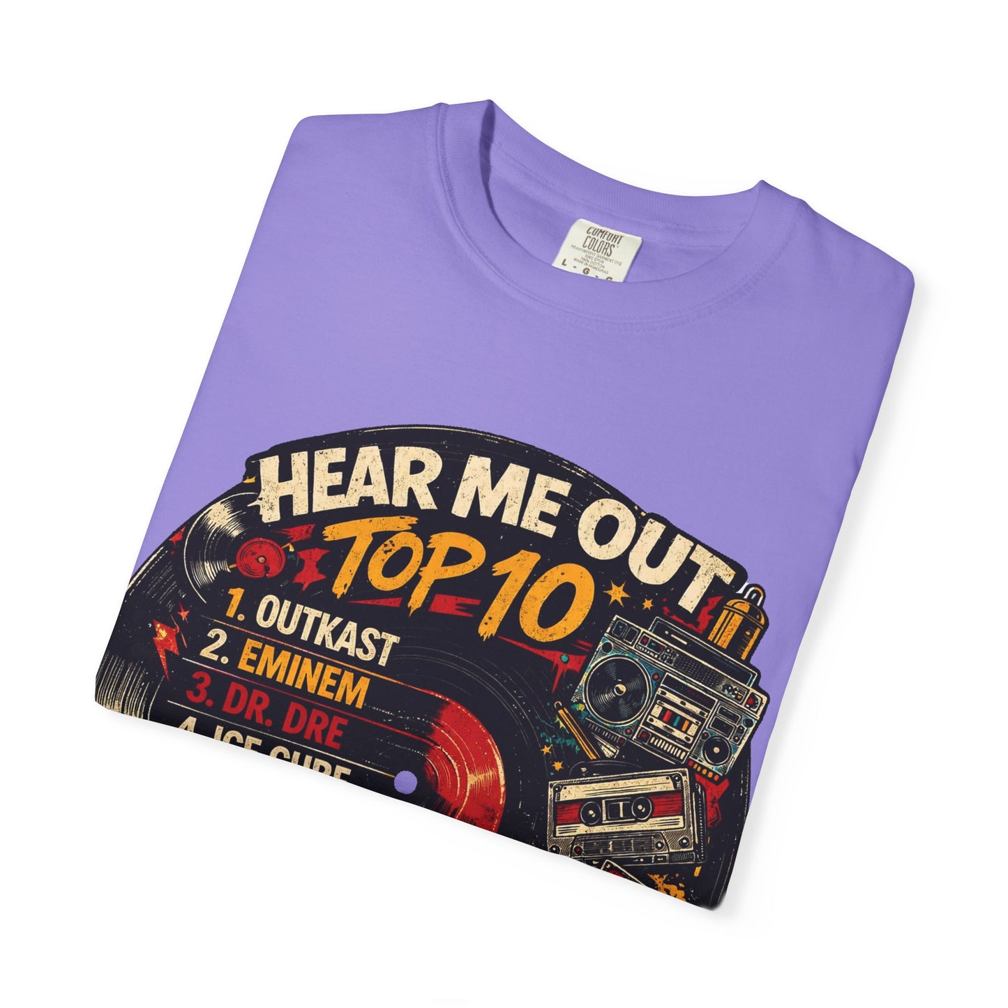 ‘Hear Me Out’ Top 10 Rap Legends Tee