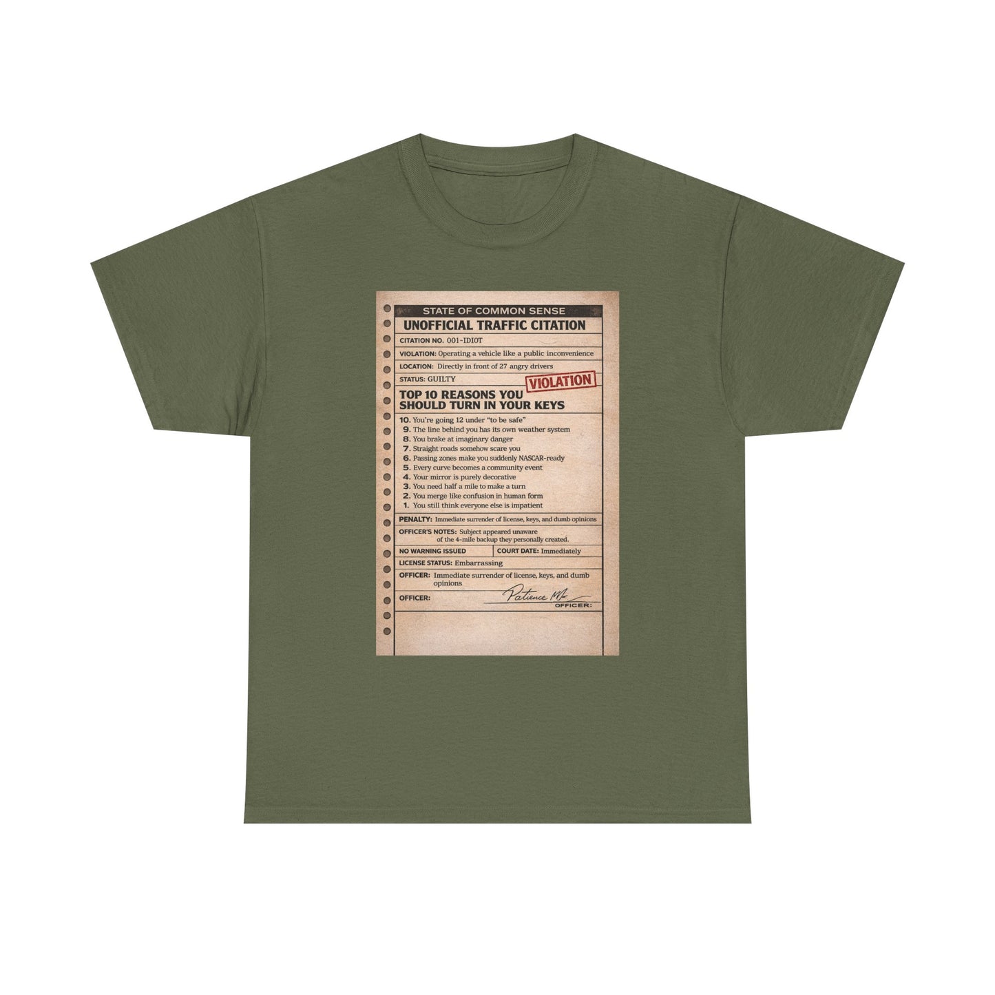 ‘You Can’t Drive’ tee