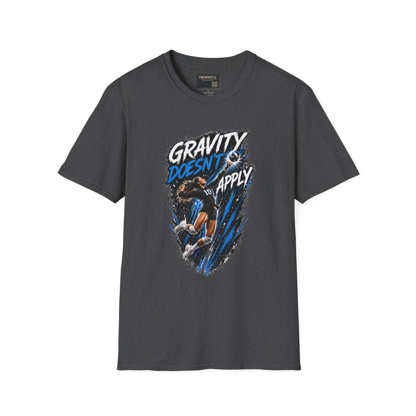 ‘Gravity Doesn't Apply’ Volleyball Tee