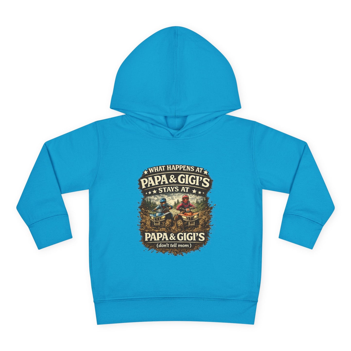 ‘What Happens at Papa & Gigi's Stays at Papa & Gigi's’ Toddler Hoodie