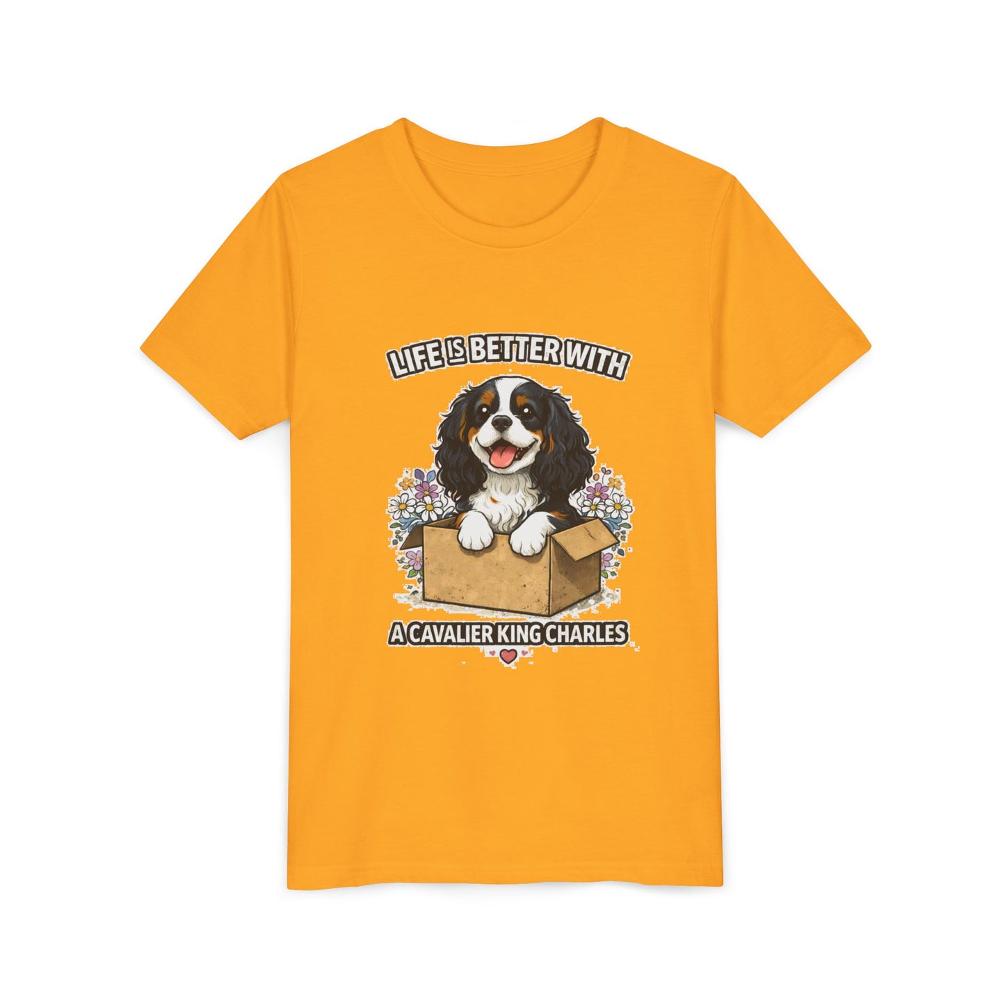 ‘Life Is Better With A Cavalier King Charles’ Youth Tee