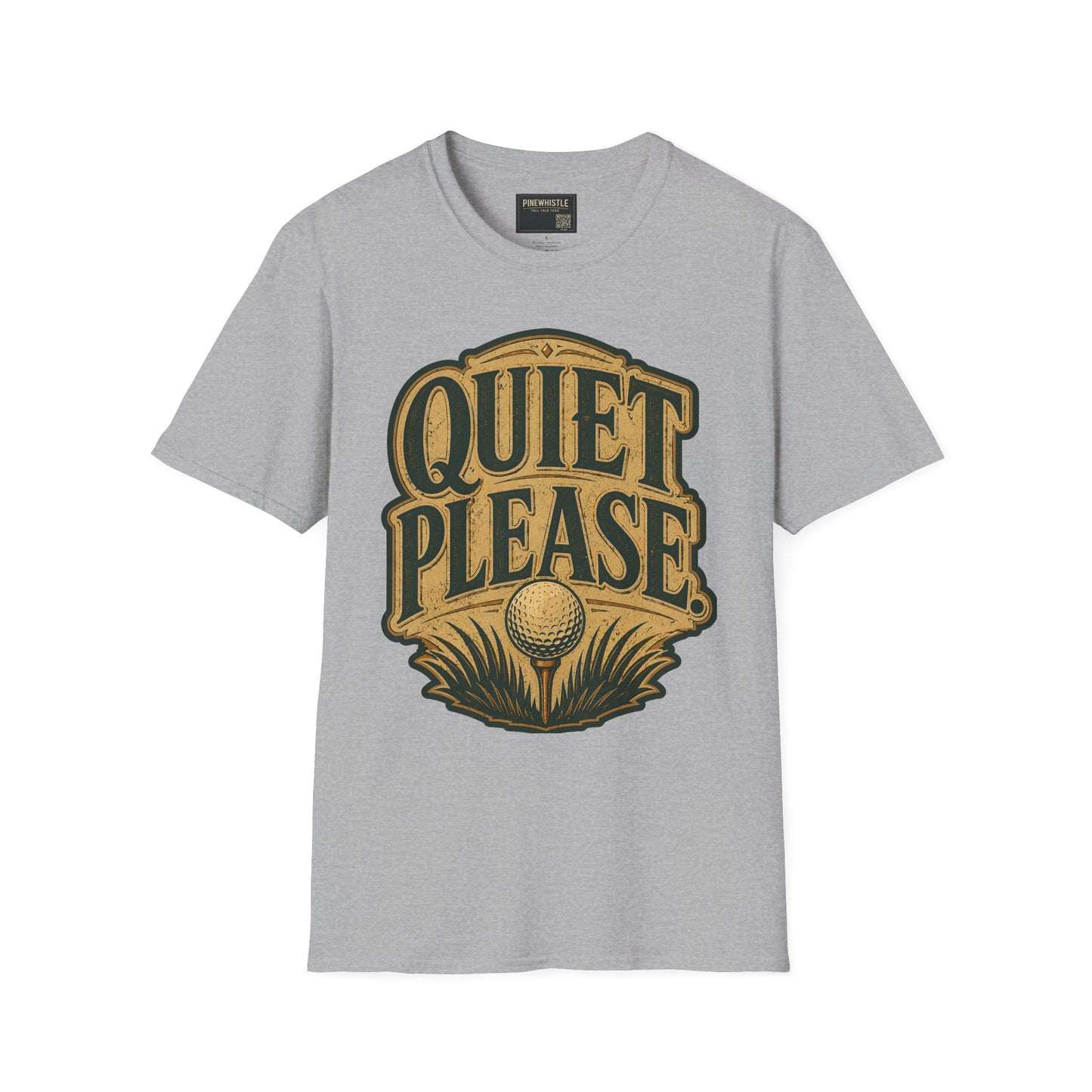 Golf 'Quiet Please' Tee