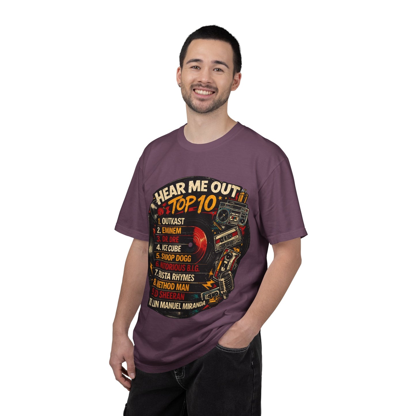 ‘Hear Me Out’ Top 10 Rap Legends Tee