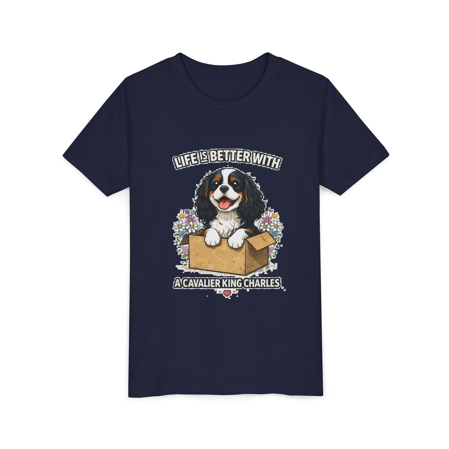 ‘Life Is Better With A Cavalier King Charles’ Youth Tee
