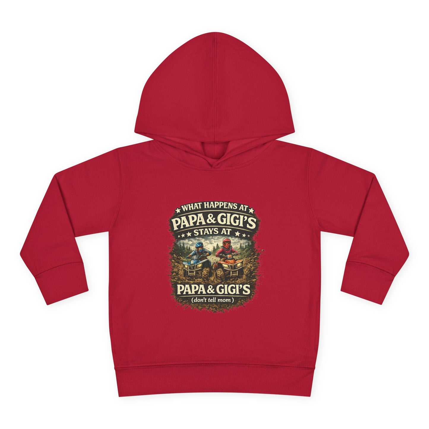 ‘What Happens at Papa & Gigi's Stays at Papa & Gigi's’ Toddler Hoodie
