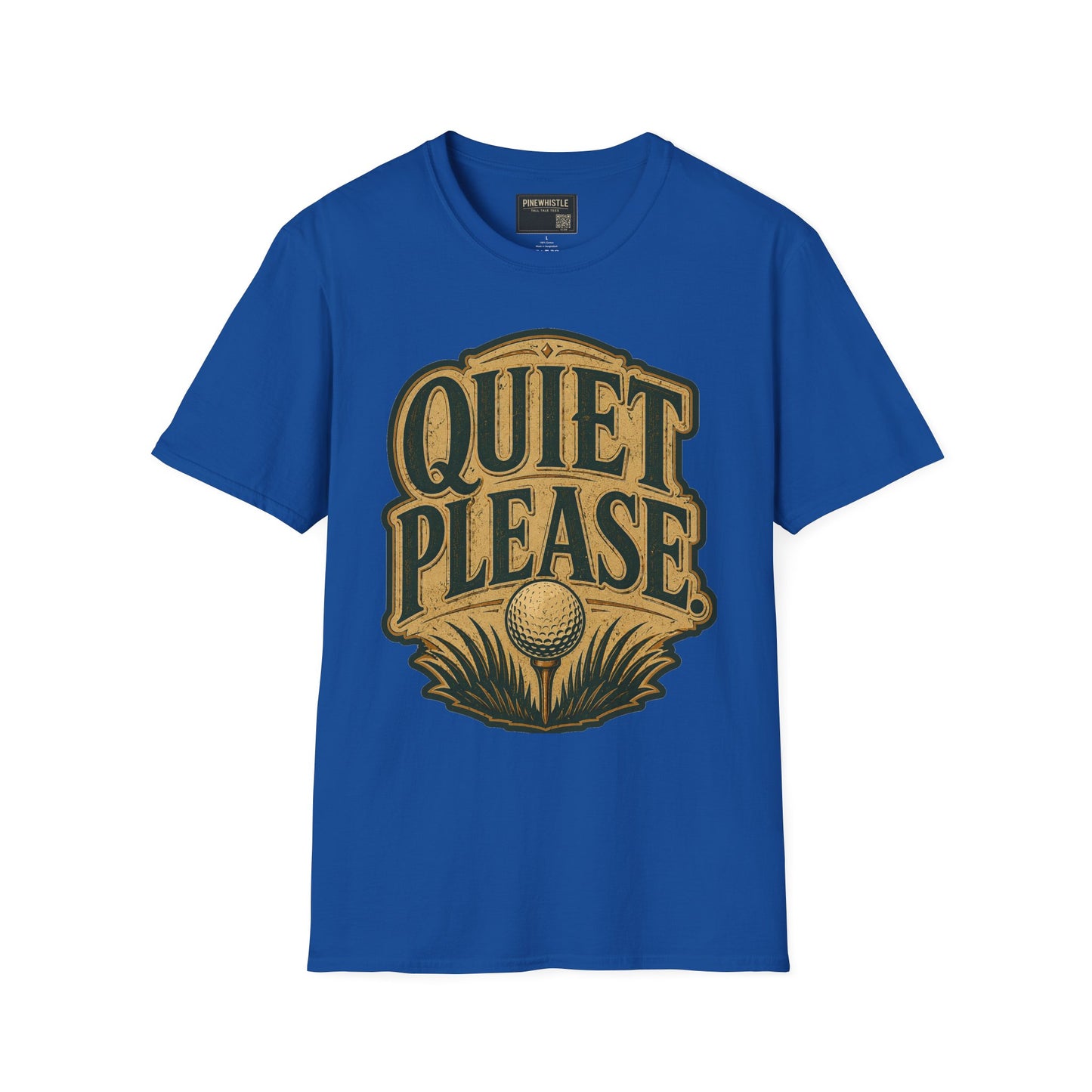 Golf 'Quiet Please' Tee