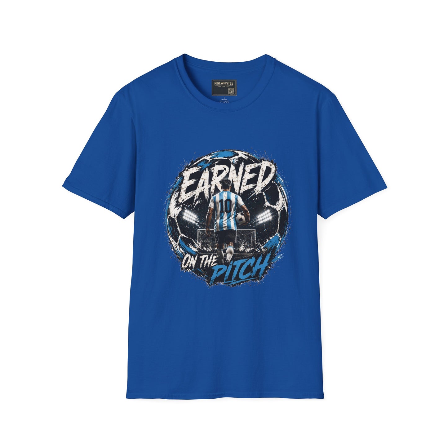 ‘Earned on the Pitch’ Soccer Tee