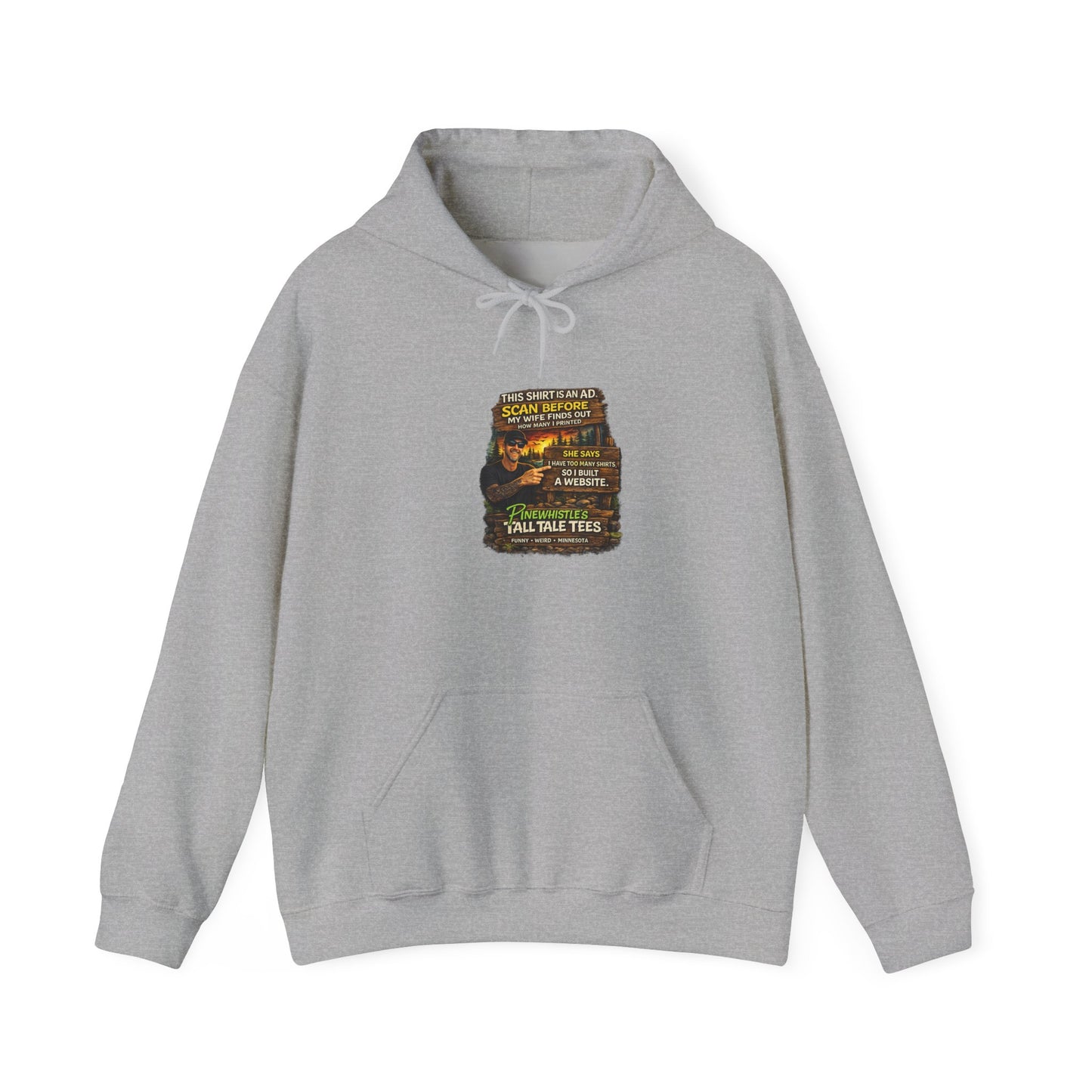 ‘Scan Before My Wife Finds Out' Hoodie