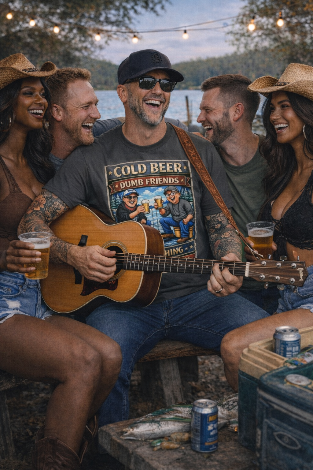 ‘Cold Beer, Dumb Friends’ Graphic Tee