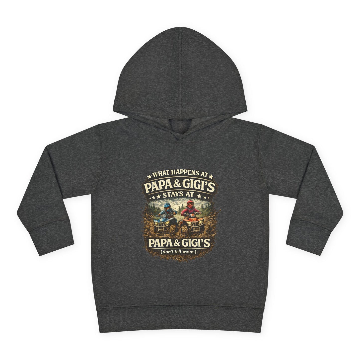 ‘What Happens at Papa & Gigi's Stays at Papa & Gigi's’ Toddler Hoodie