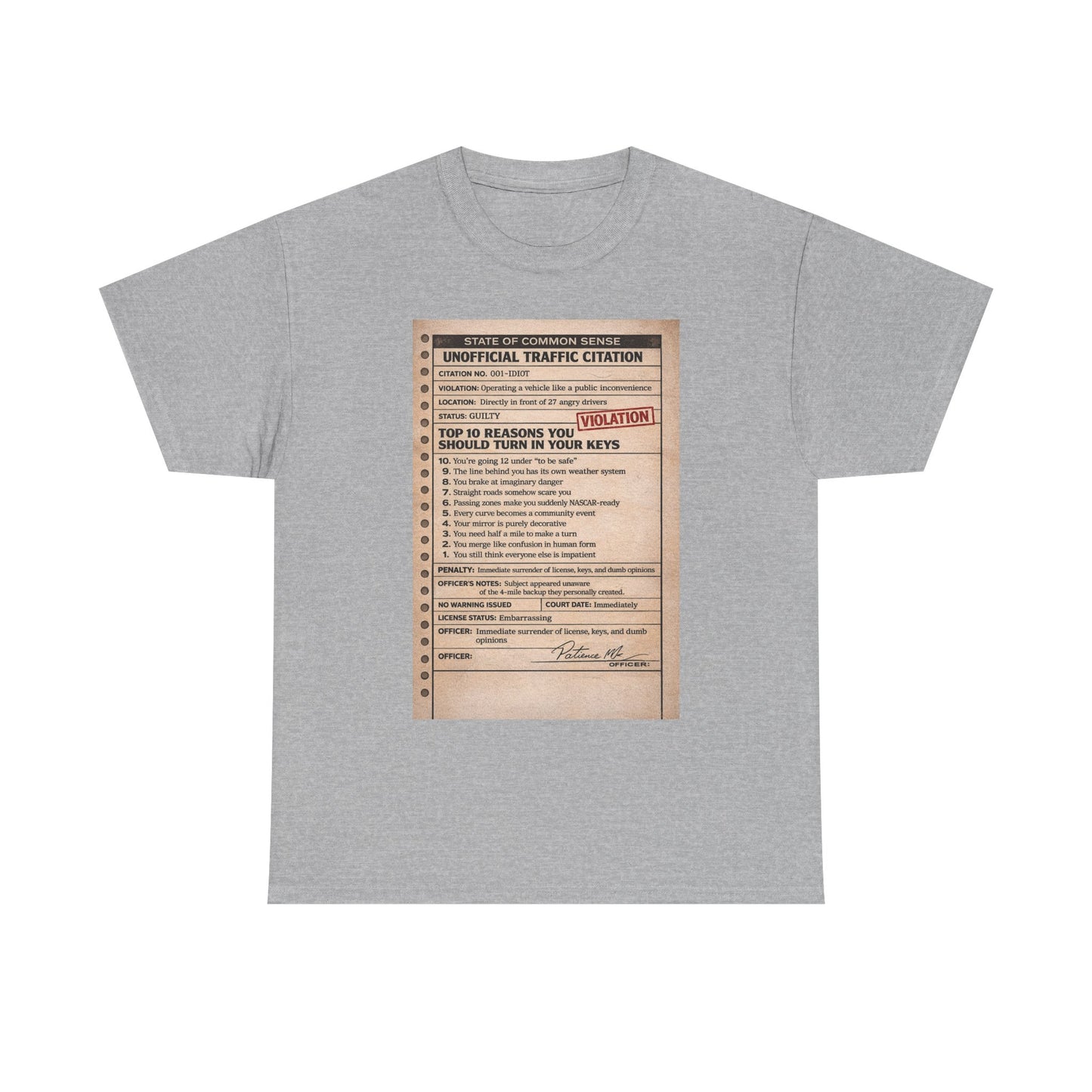 ‘You Can’t Drive’ tee