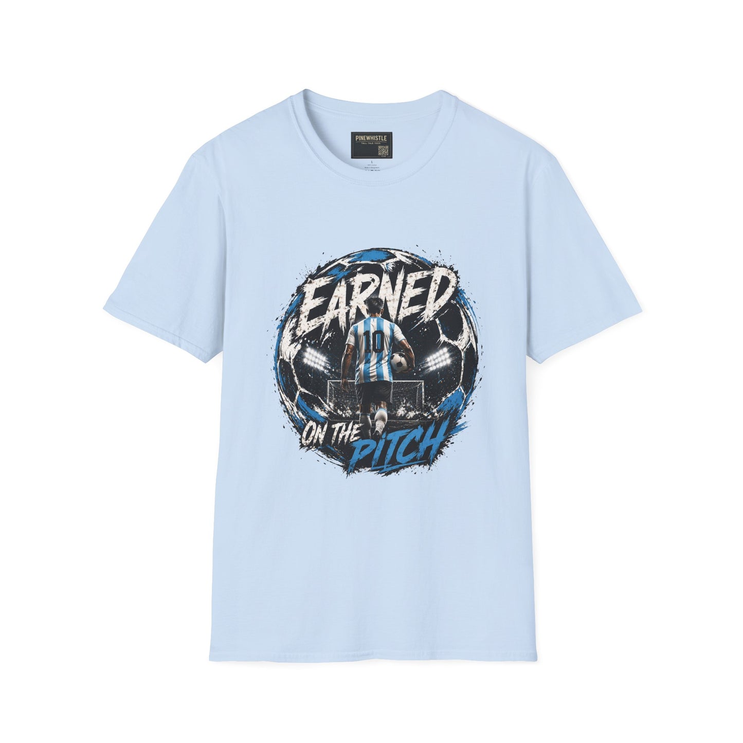 ‘Earned on the Pitch’ Soccer Tee
