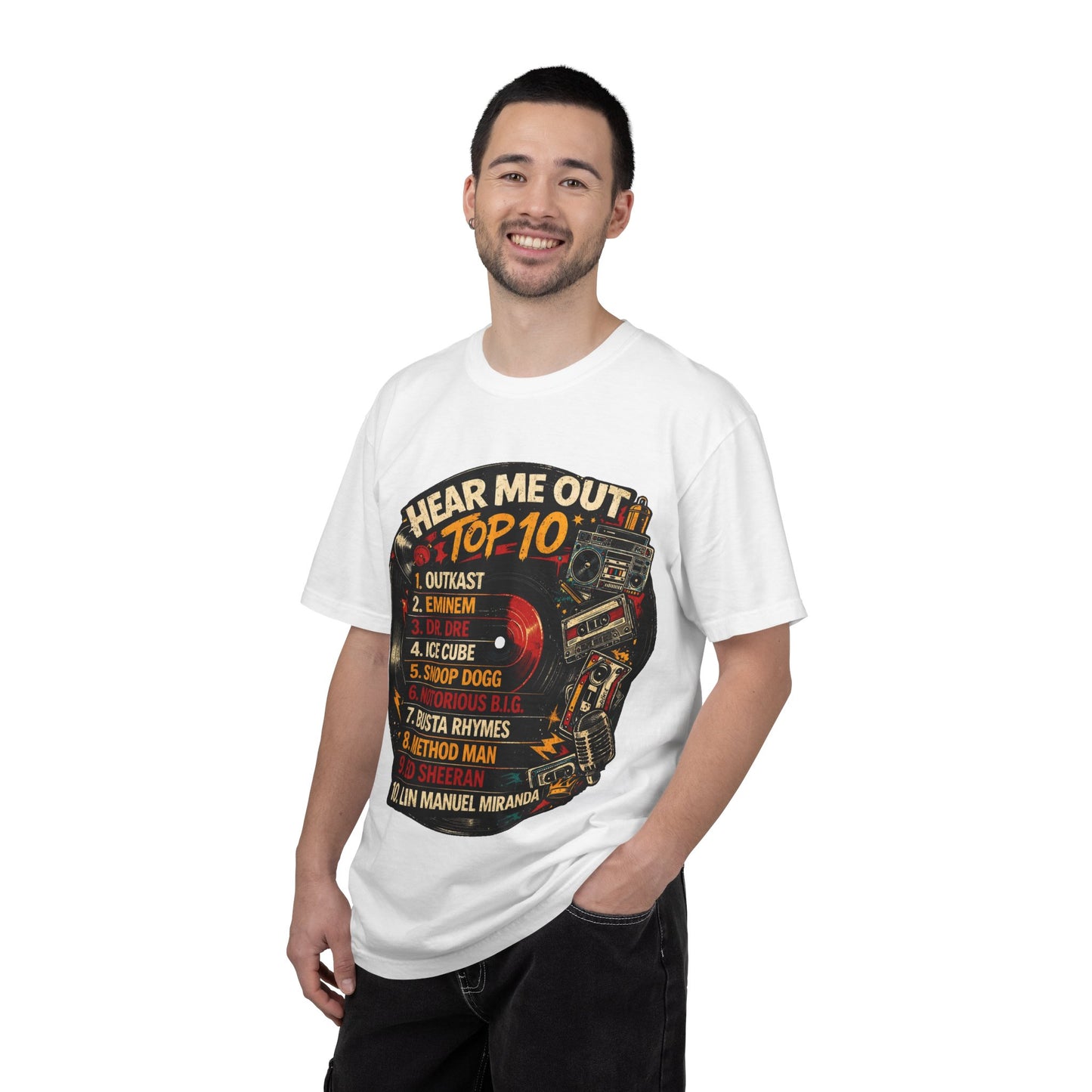 ‘Hear Me Out’ Top 10 Rap Legends Tee