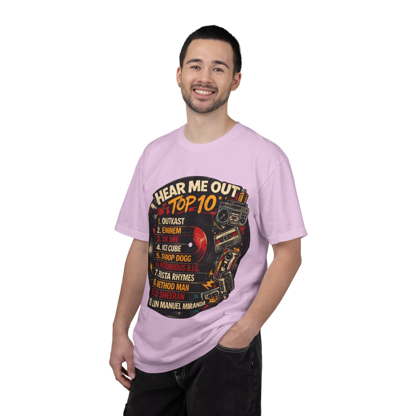 ‘Hear Me Out’ Top 10 Rap Legends Tee