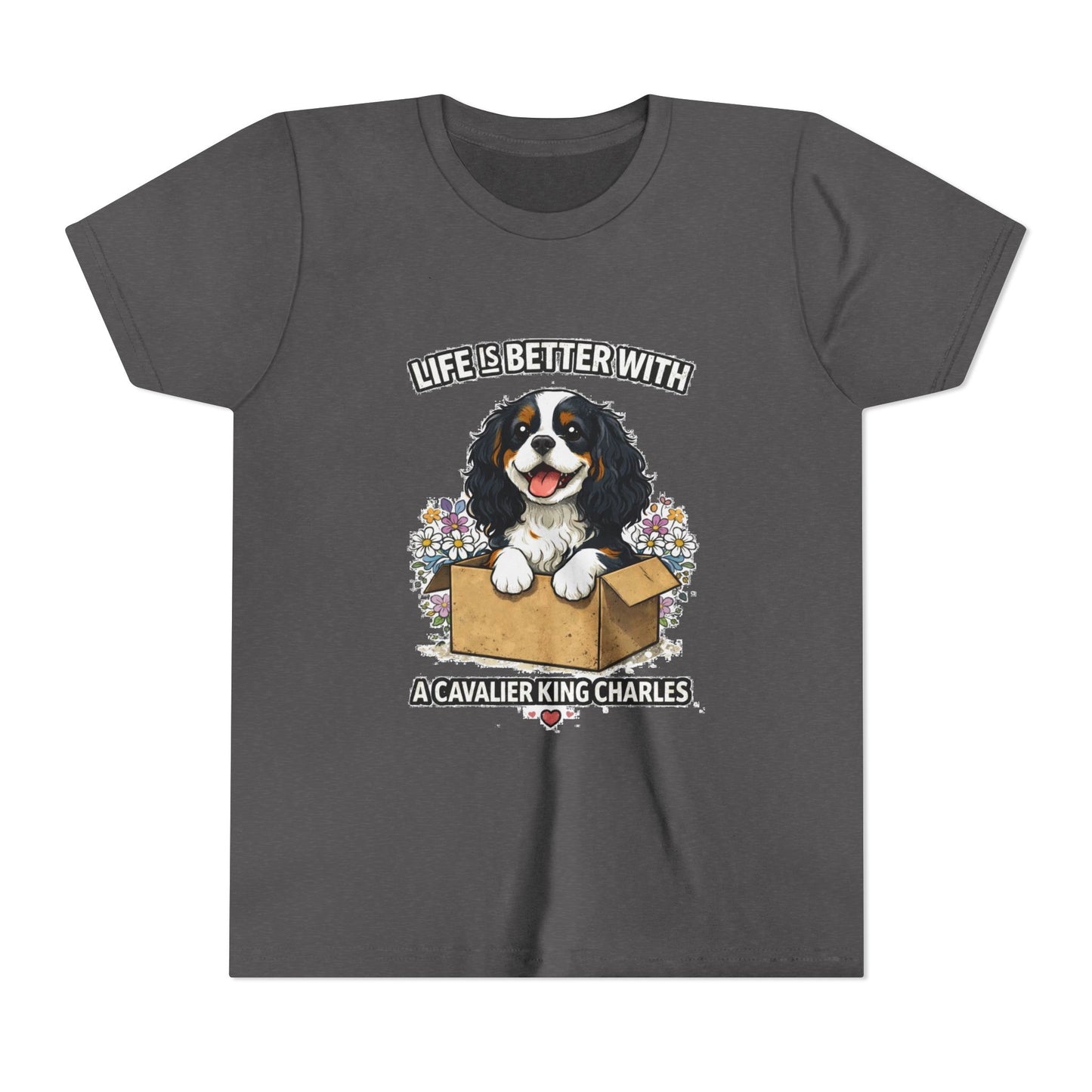 ‘Life Is Better With A Cavalier King Charles’ Youth Tee