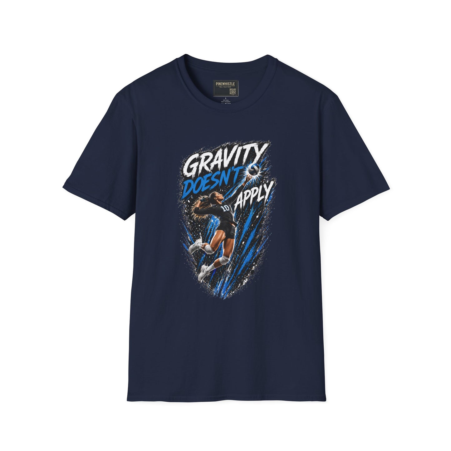‘Gravity Doesn't Apply’ Volleyball Tee