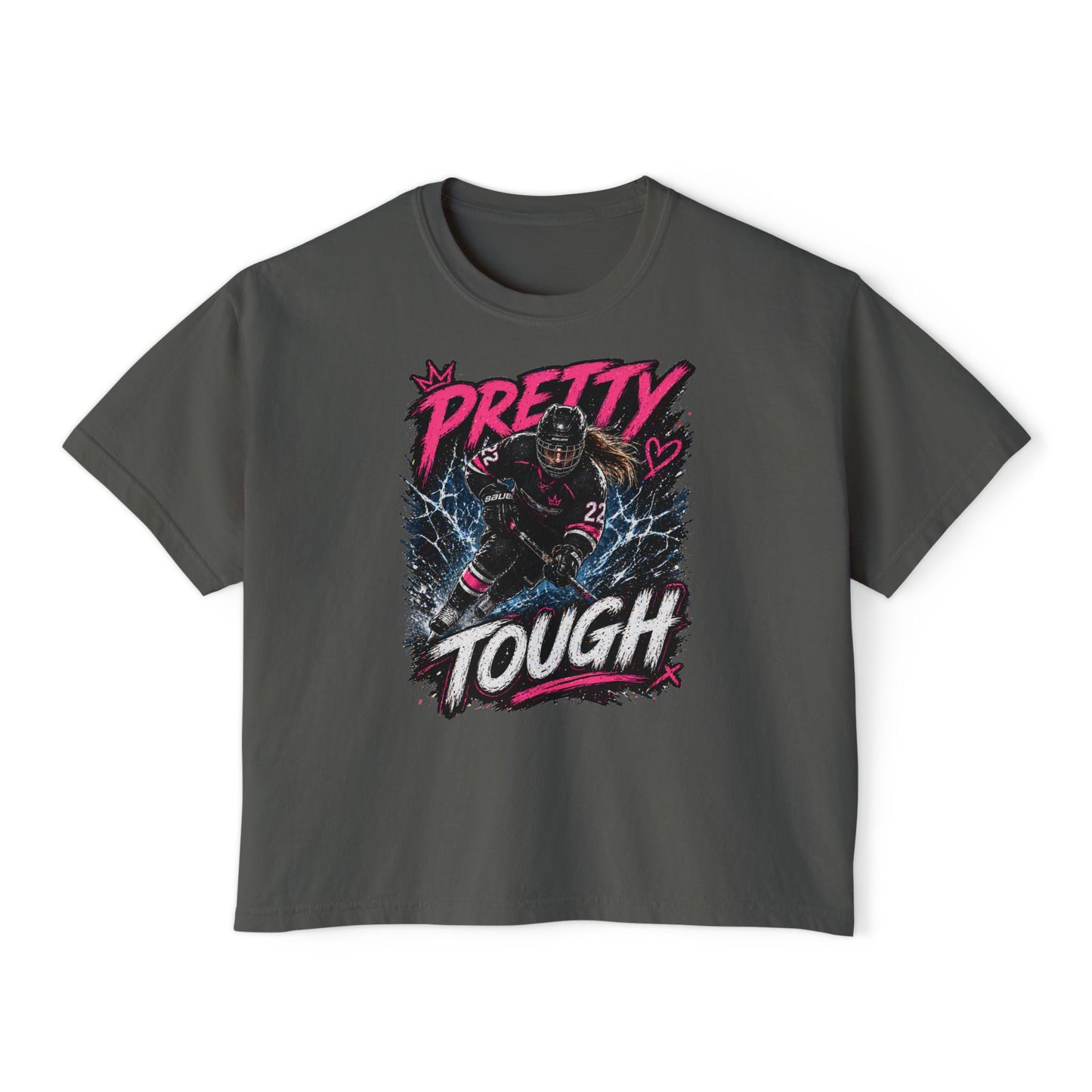 Women’s Hockey ‘Pretty Tough’ Boxy Tee