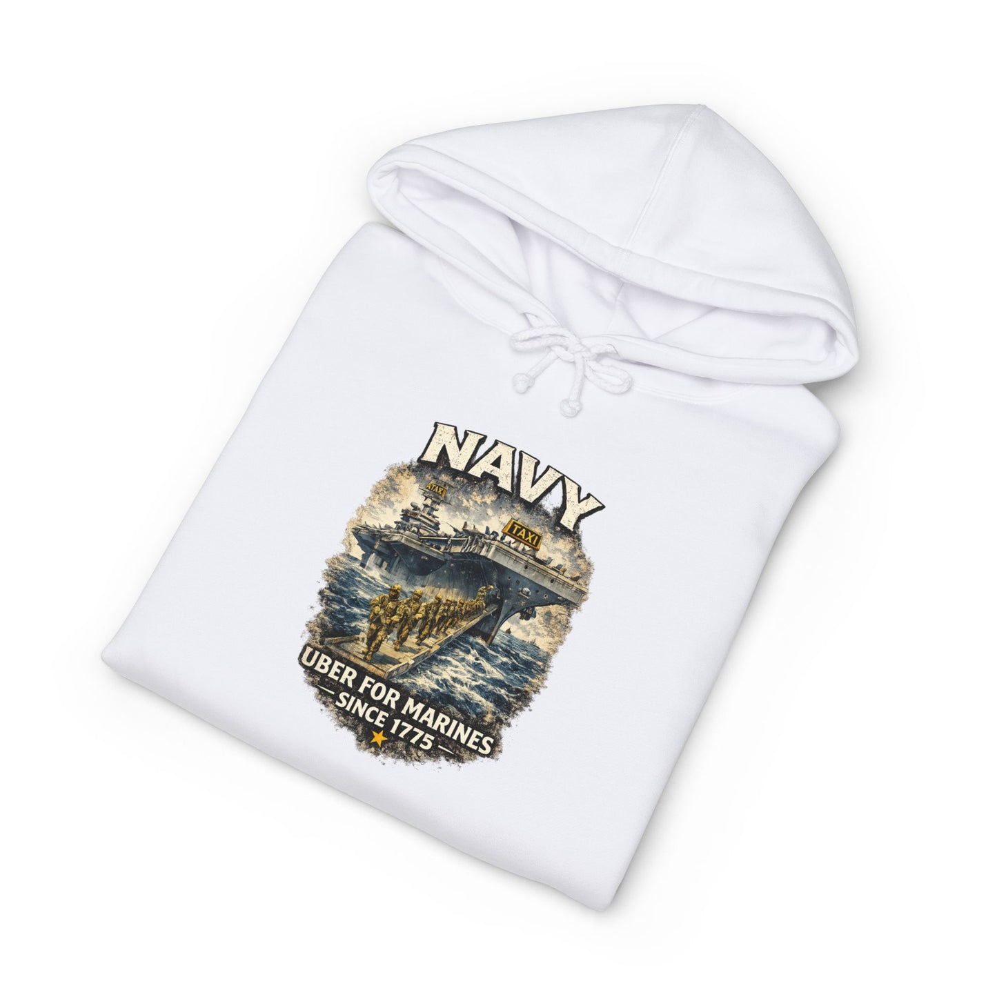 Retro Navy ‘Uber for Marines’ Hoodie