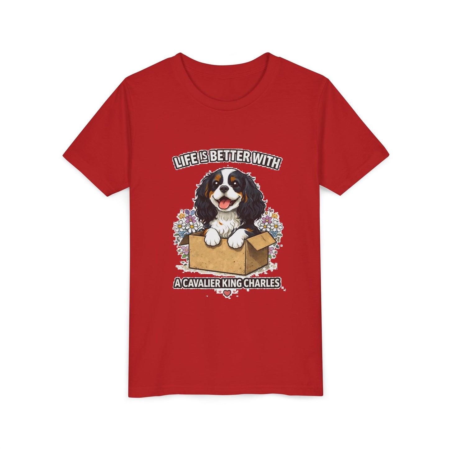 ‘Life Is Better With A Cavalier King Charles’ Youth Tee