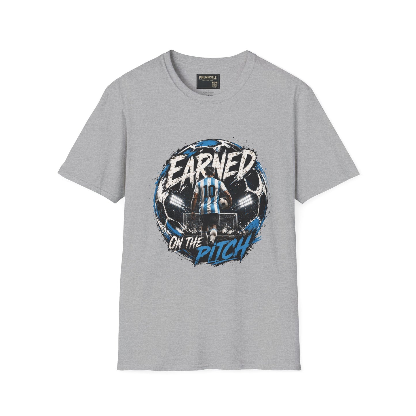 ‘Earned on the Pitch’ Soccer Tee