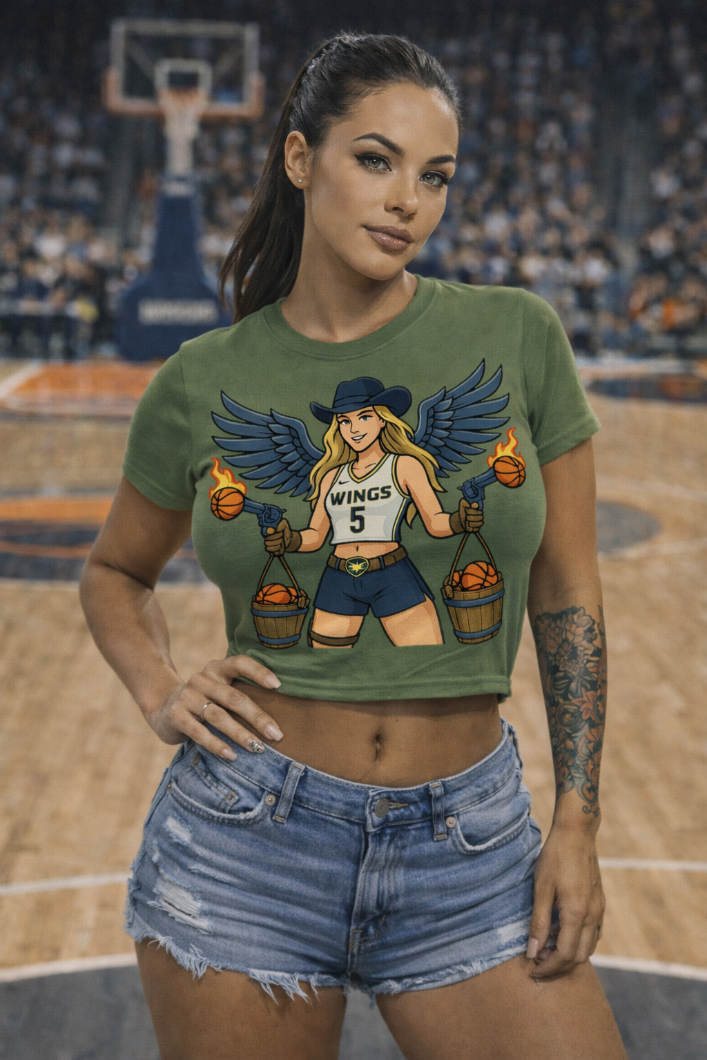 ‘Buckets Angel Wings’ Tee