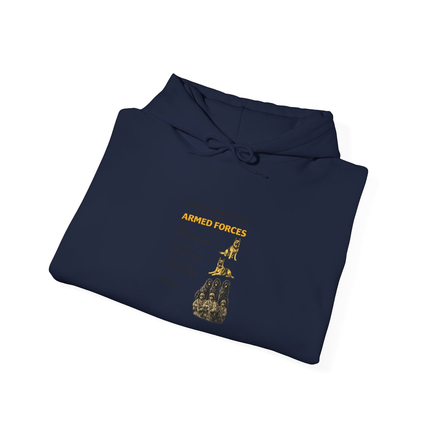 Military Working Dog Humor Hoodie