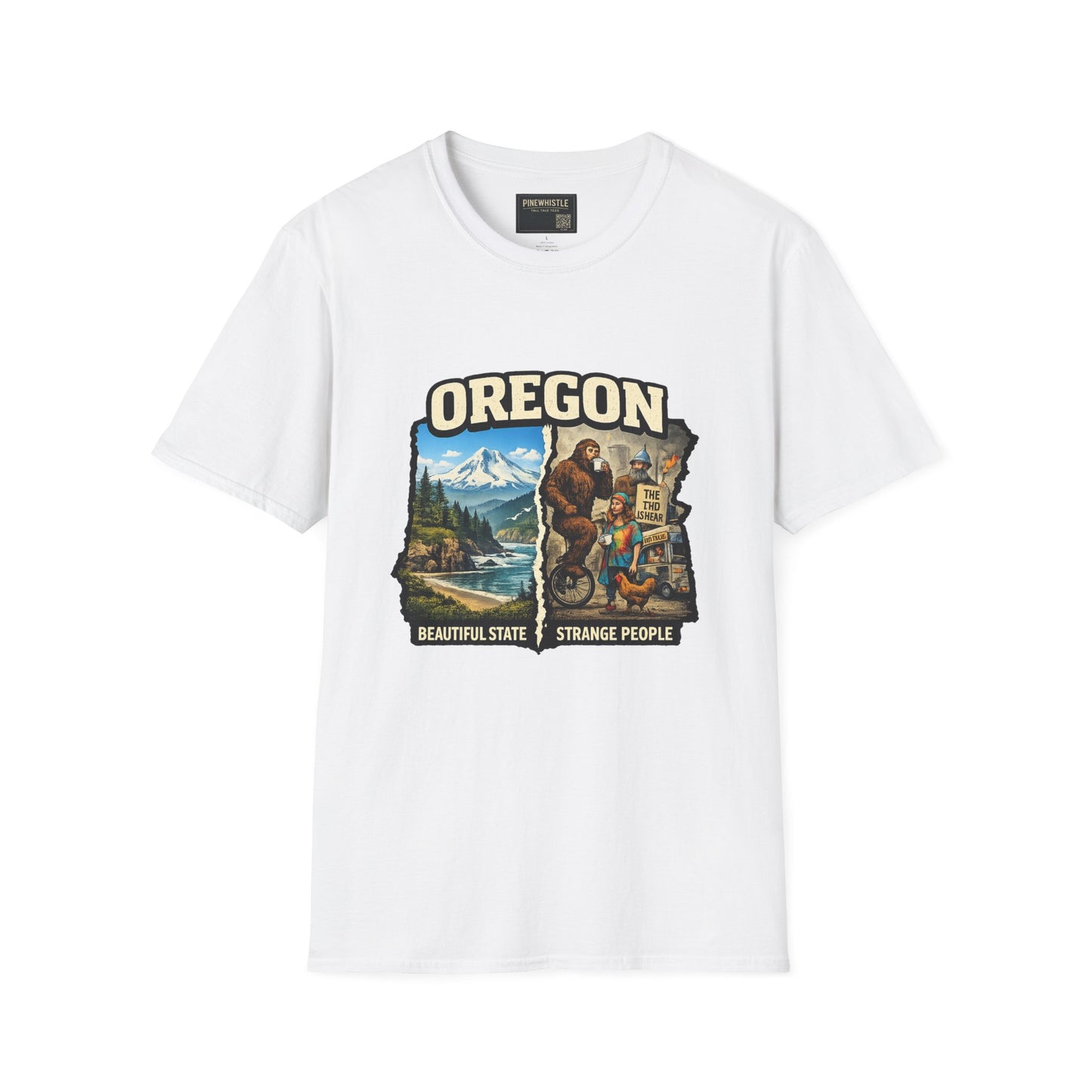 Oregon ‘Beautiful State, Strange People’ Tee