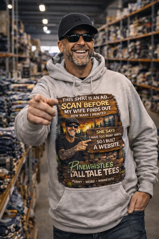 ‘Scan Before My Wife Finds Out' Hoodie