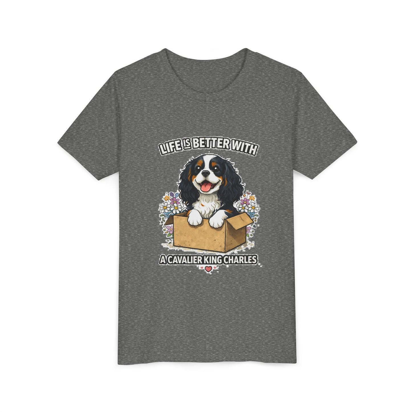 ‘Life Is Better With A Cavalier King Charles’ Youth Tee