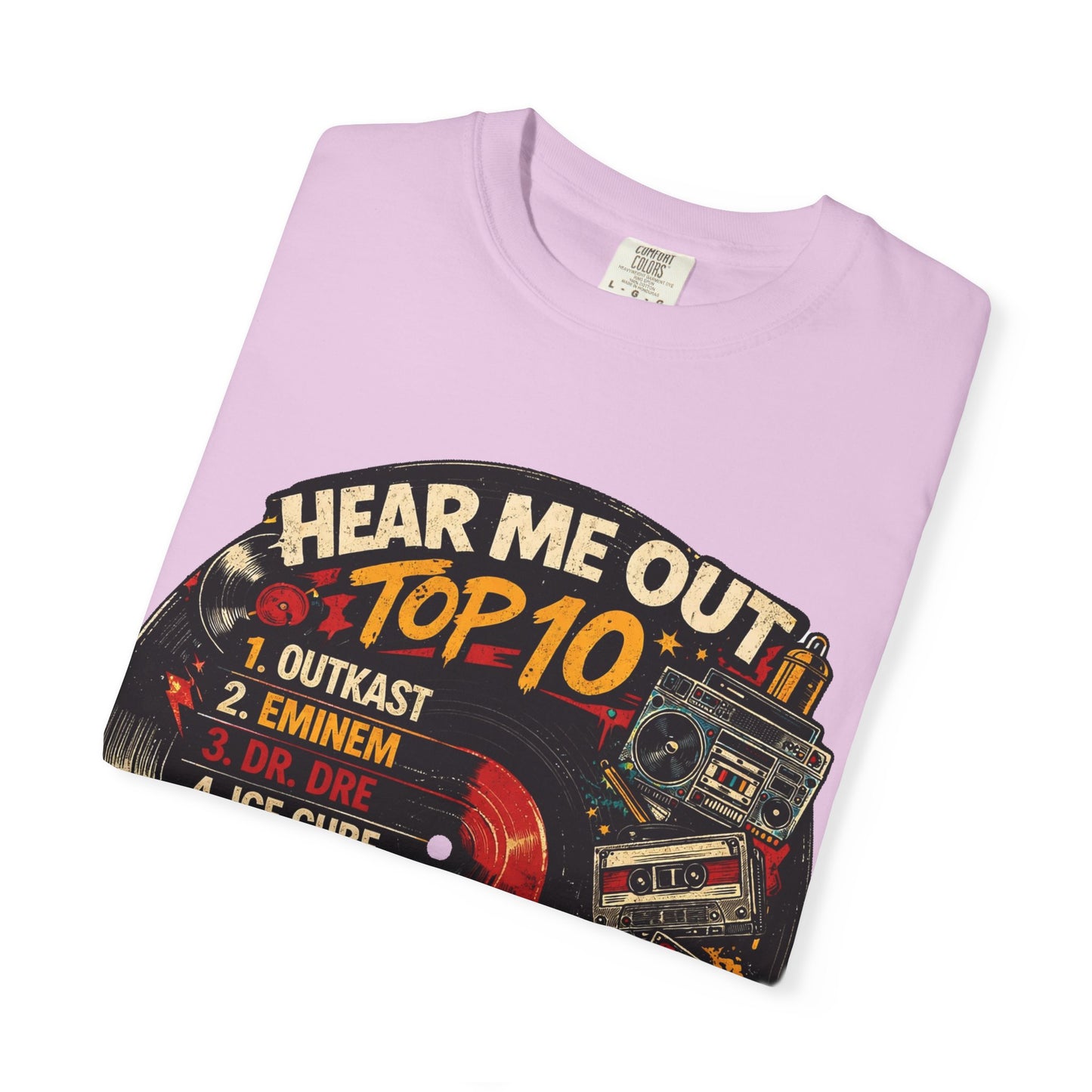 ‘Hear Me Out’ Top 10 Rap Legends Tee