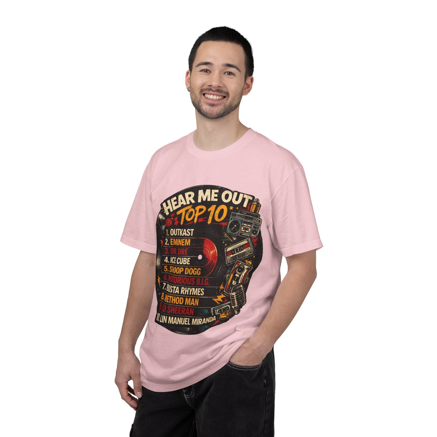 ‘Hear Me Out’ Top 10 Rap Legends Tee