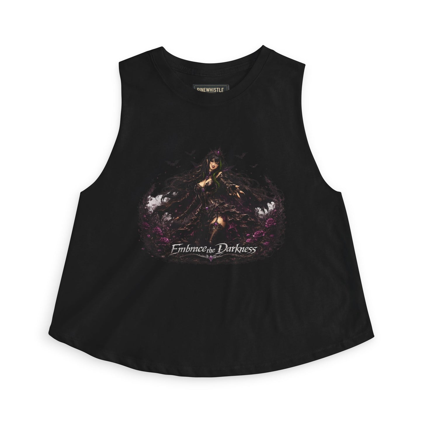 ‘Embrace the Darkness’ Crop Top Tank