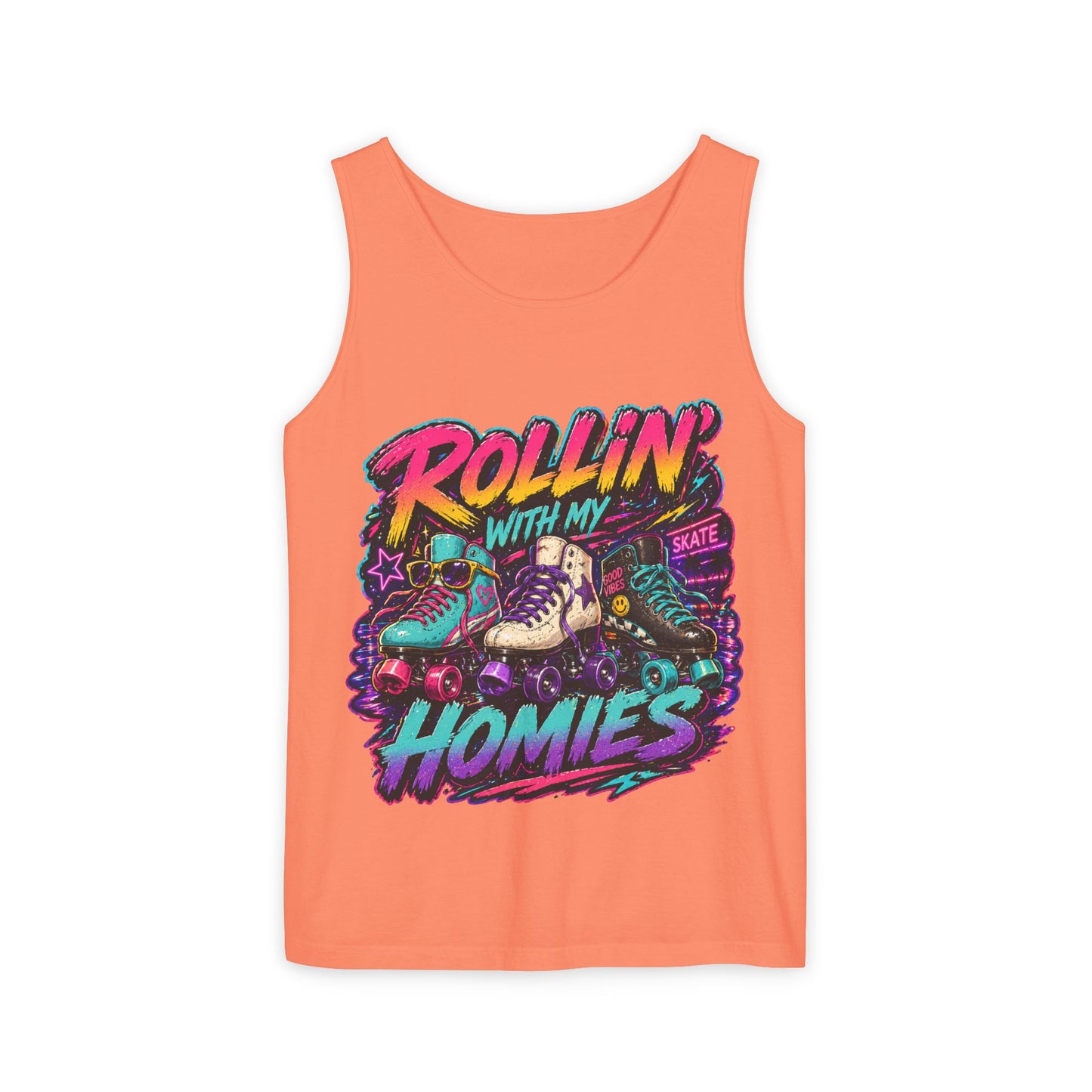 Roller Skating ‘Rollin' With My Homies’ tank
