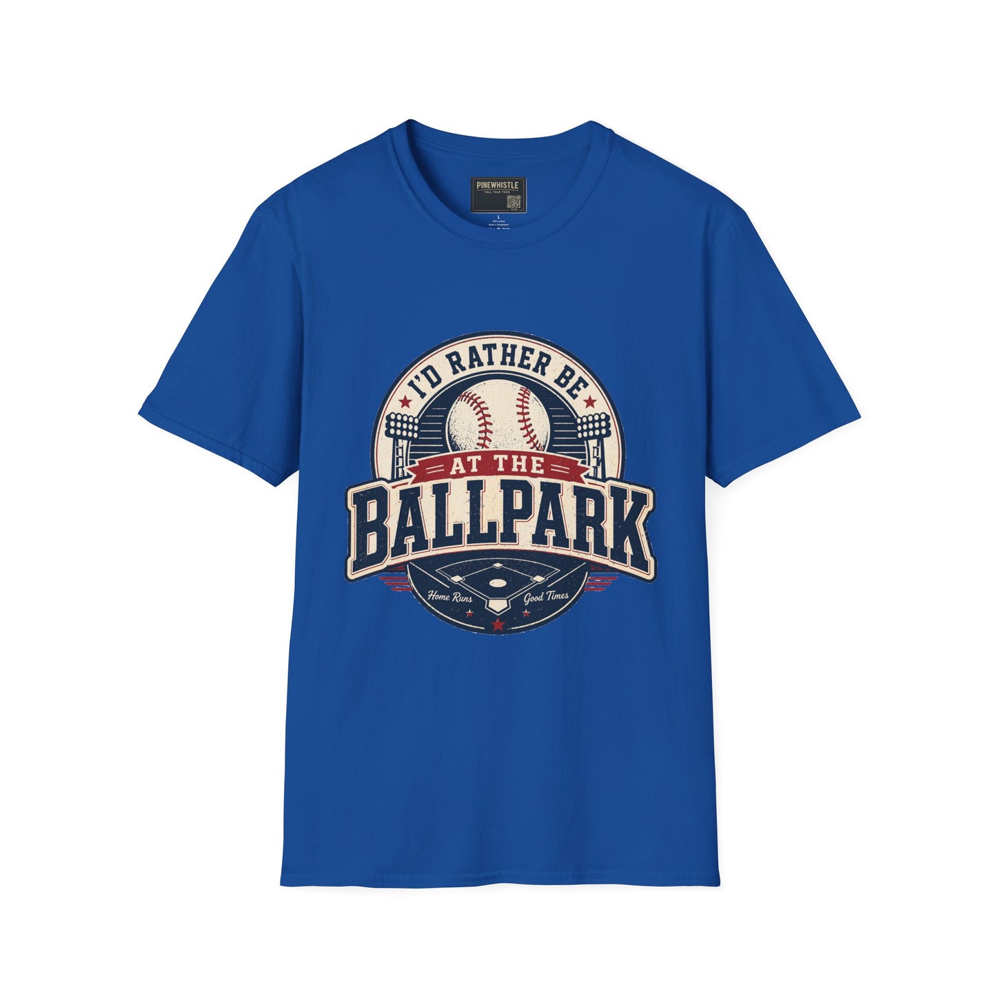 ‘I'd Rather Be At The Ballpark’ Baseball Tee