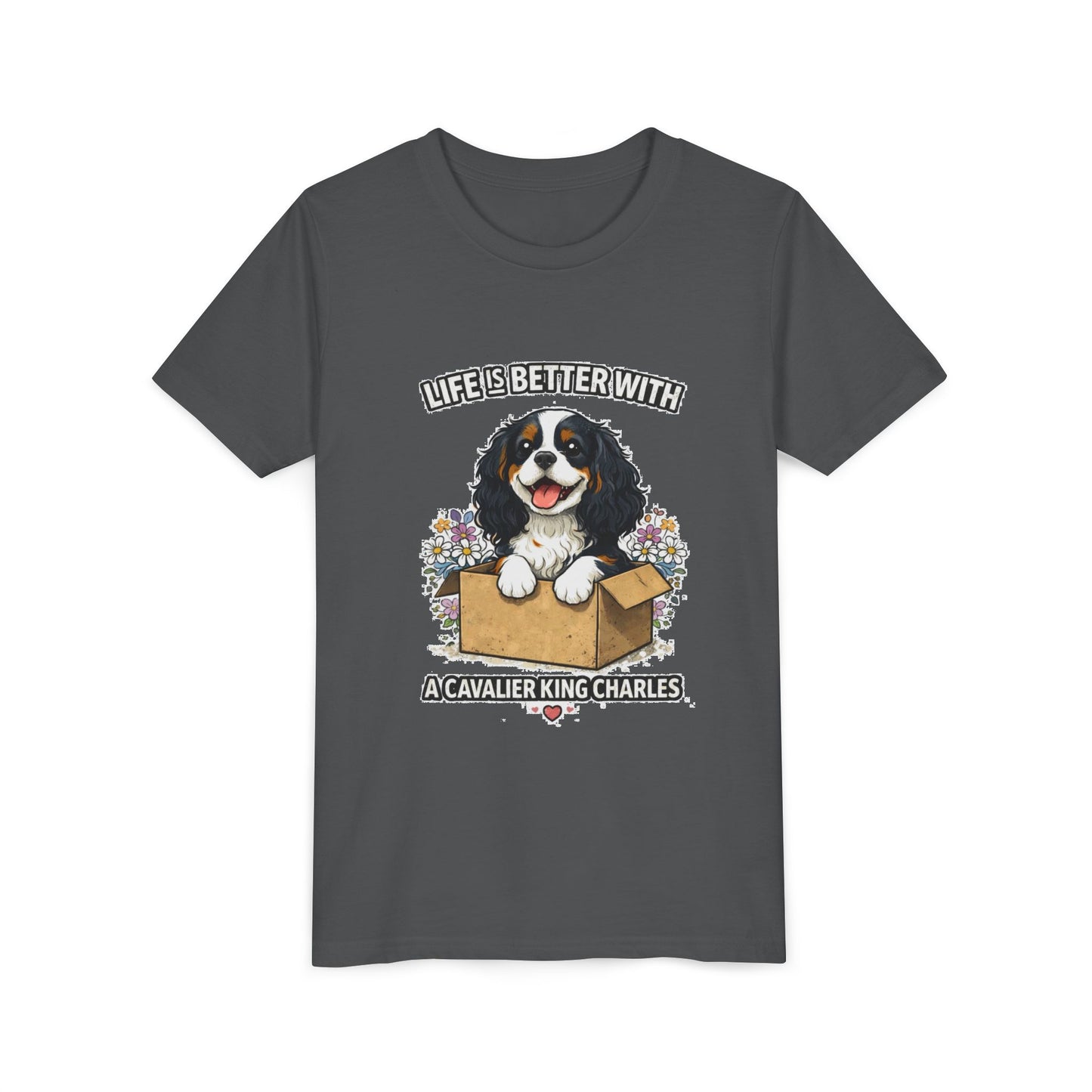 ‘Life Is Better With A Cavalier King Charles’ Youth Tee
