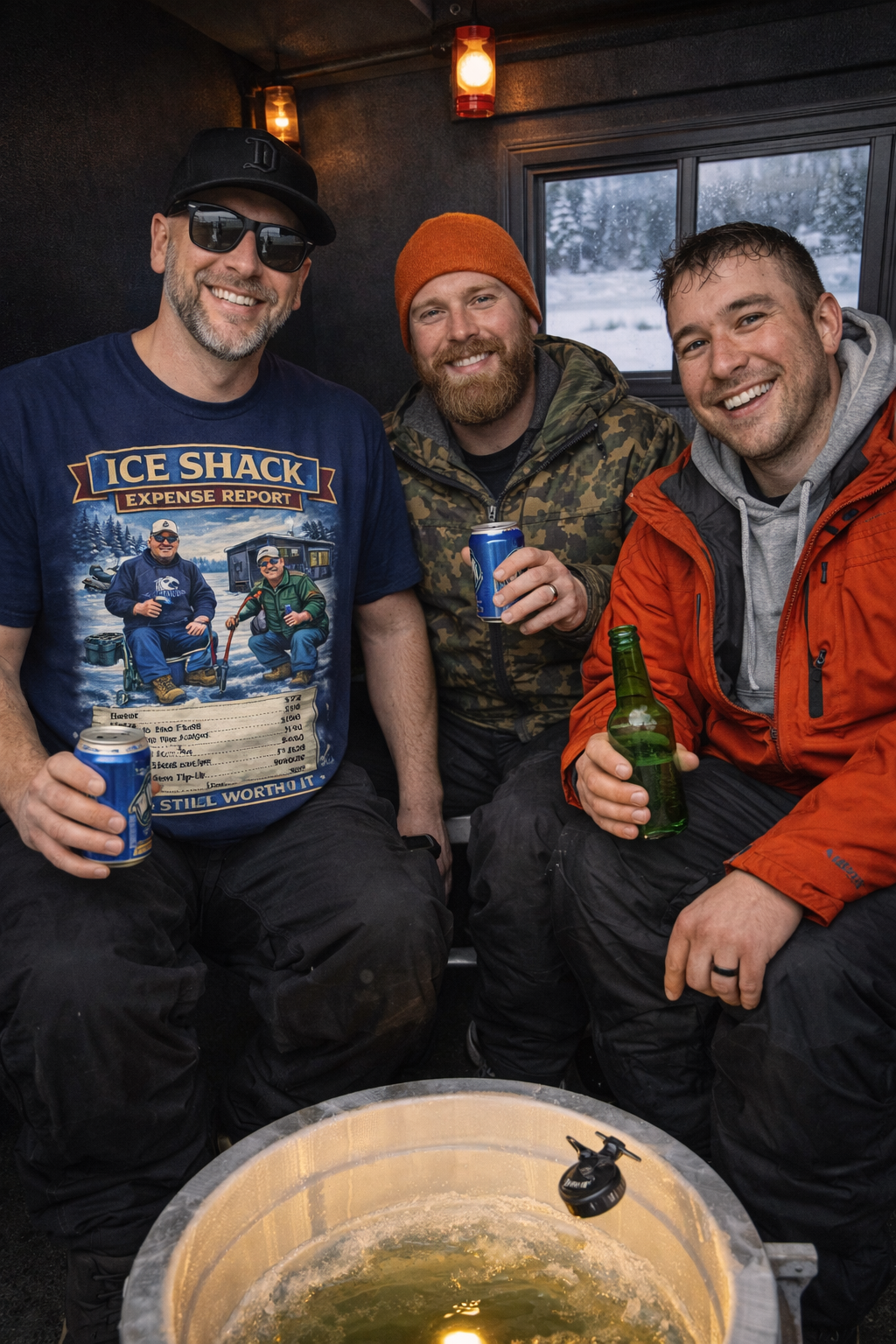 ‘Ice Shack Expense’ Report Tee