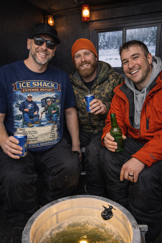 ‘Ice Shack Expense’ Report Tee