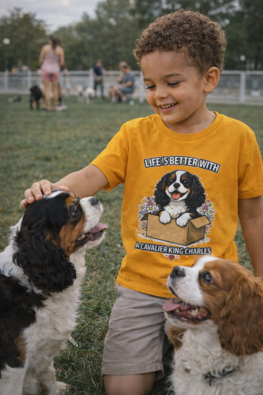 ‘Life Is Better With A Cavalier King Charles’ Youth Tee