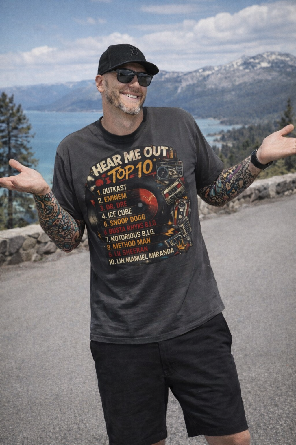 ‘Hear Me Out’ Top 10 Rap Legends Tee