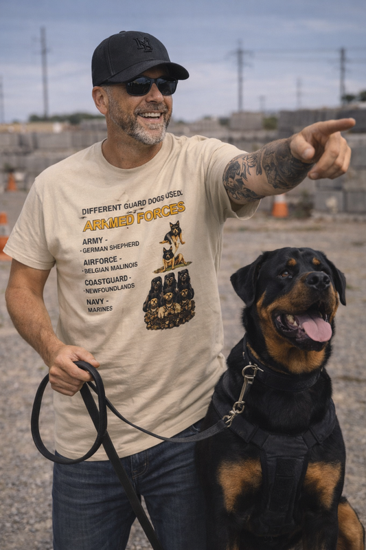 Military Working Dog Humor Tee