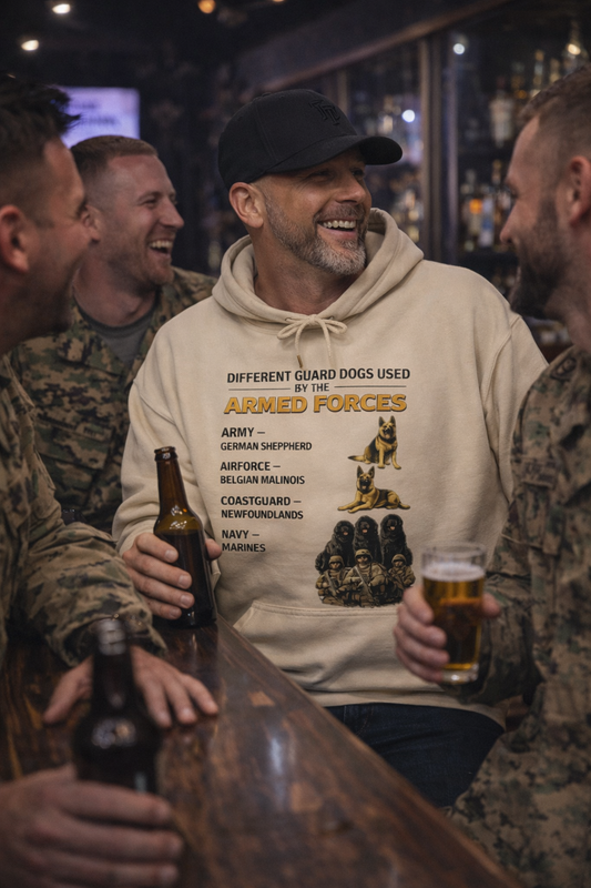 Military Working Dog Humor Hoodie