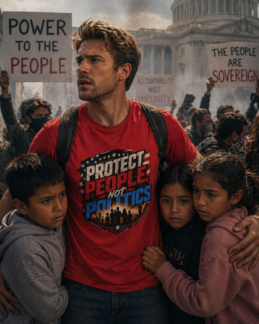 ‘Protect People, Not Politics’ Tee